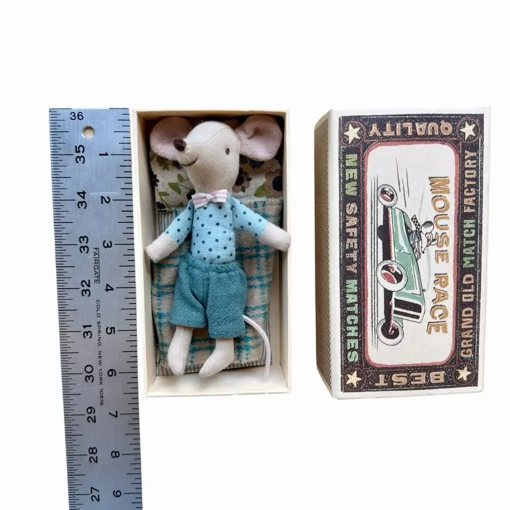 Maileg Spring Big Brother Mouse in Matchbox RARE Brand New In Box!